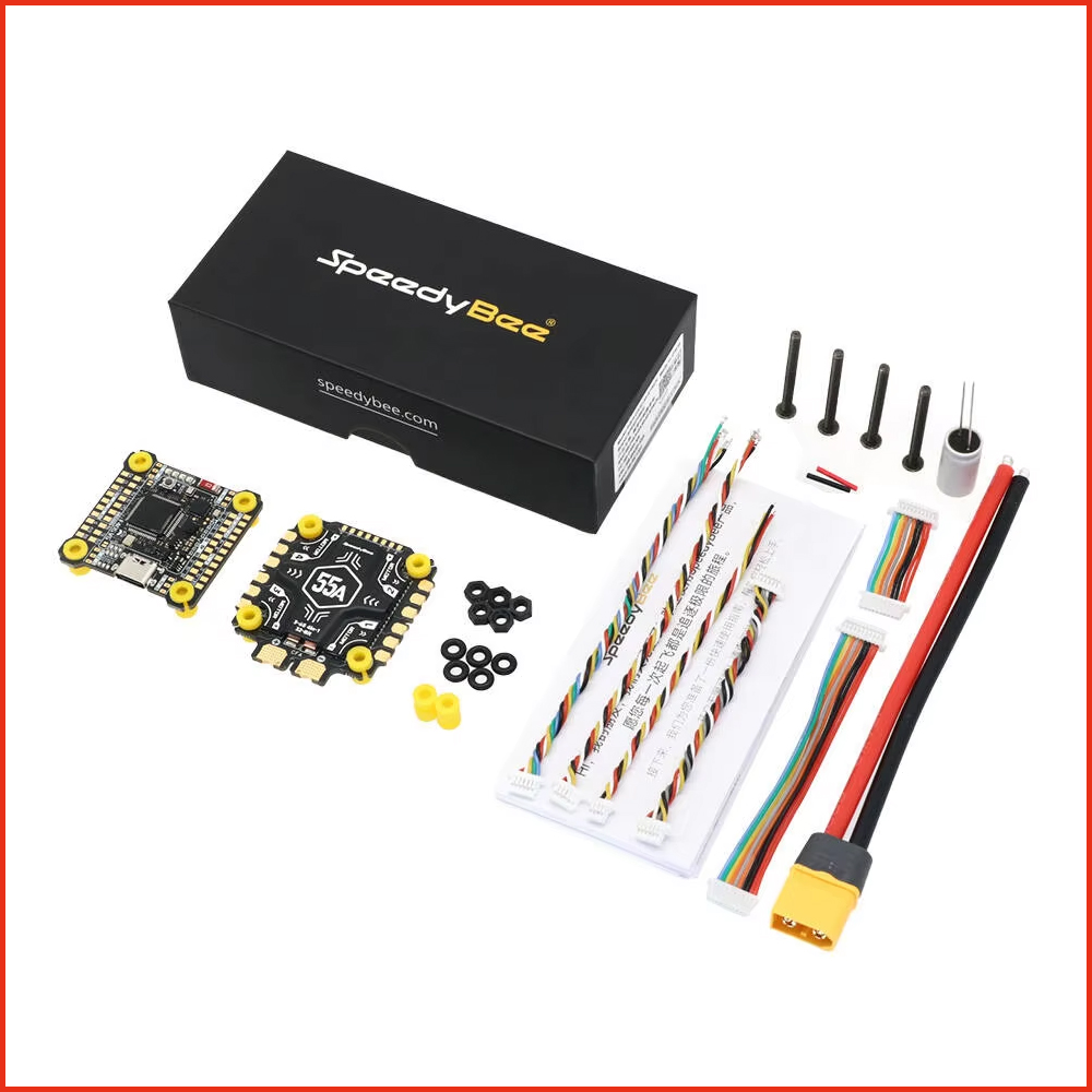 SpeedyBee F405 V5 Stack, Contr - Foxeer Reaper F4 128K 65A Esc avaliação e preço