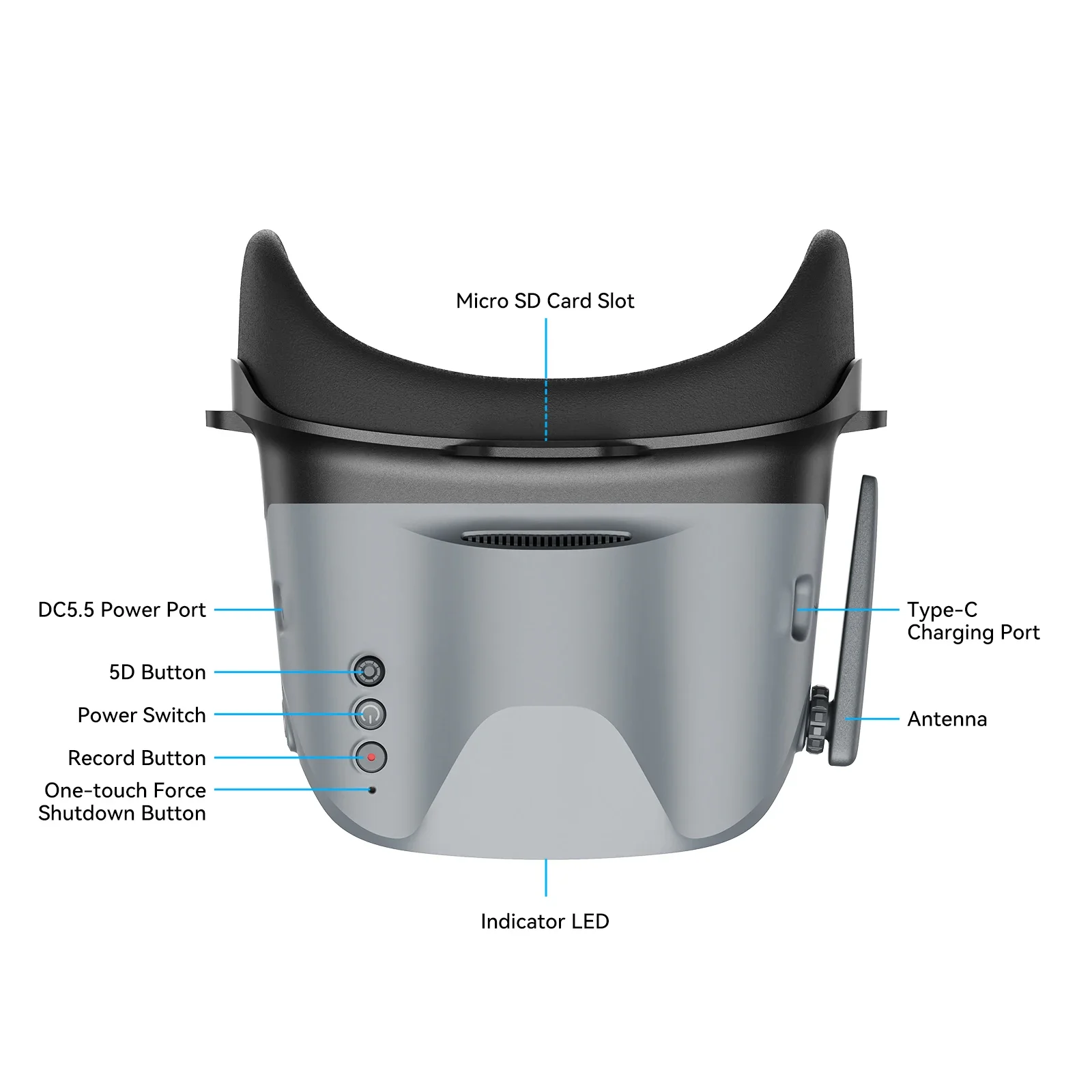 Óculos FPV BETAFPV VR04 com Di - Skyzone Cobra X V2 Fpv Goggles avaliação e preço